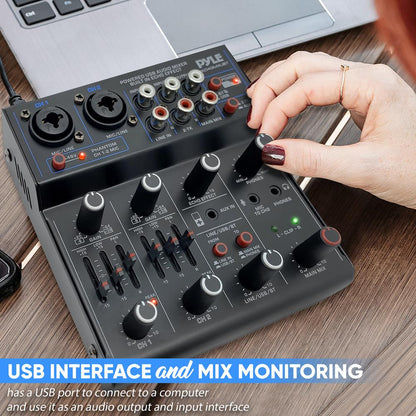 Compact BT DJ Mixer Interface