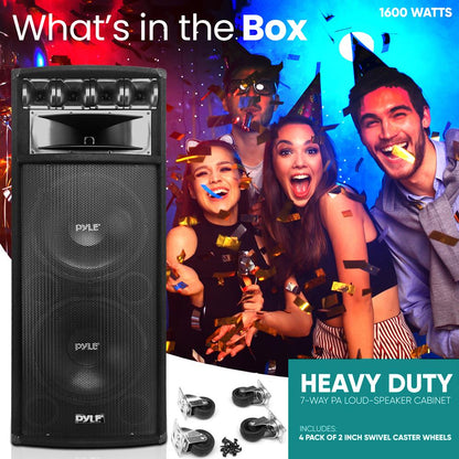 7-Way PA Loud-Speaker Cabinet System