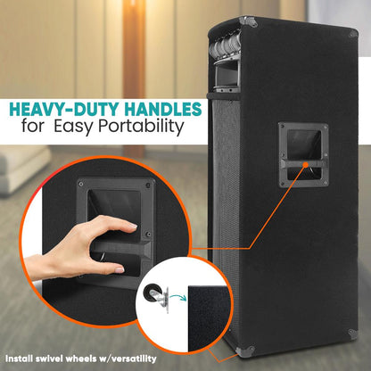 7-Way PA Loud-Speaker Cabinet System