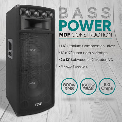 7-Way PA Loud-Speaker Cabinet System