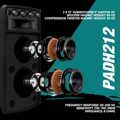 7-Way PA Loud-Speaker Cabinet System