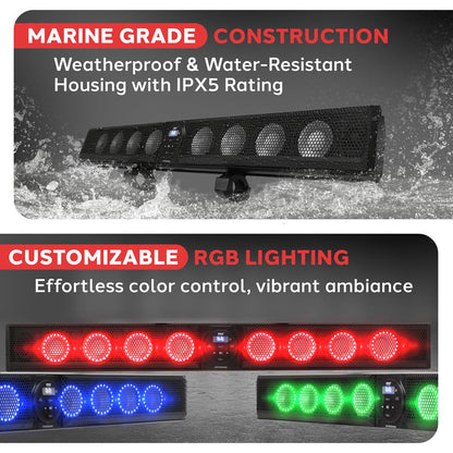 Wireless Bluetooth Sound Bar Speaker Sys 46"