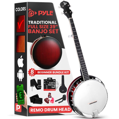 5-String Banjo with Accessory Kit