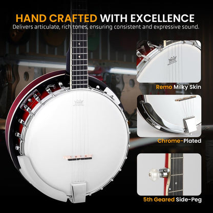 5-String Banjo with Accessory Kit