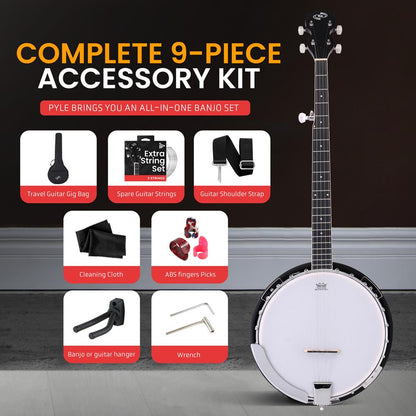 5-String Banjo with Accessory Kit