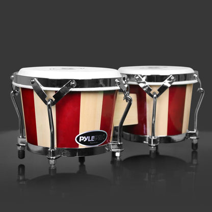 Wooden Shell Bongo Drums