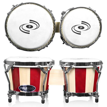 Wooden Shell Bongo Drums