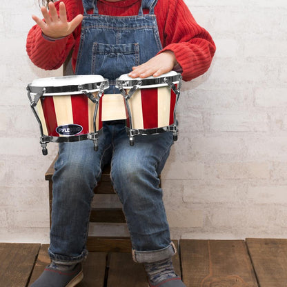 Wooden Shell Bongo Drums