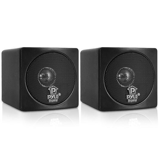 3'' Mini Cube Bookshelf Speakers