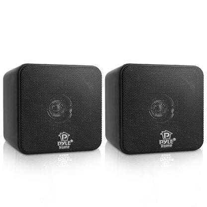4'' Mini Cube Bookshelf Speakers
