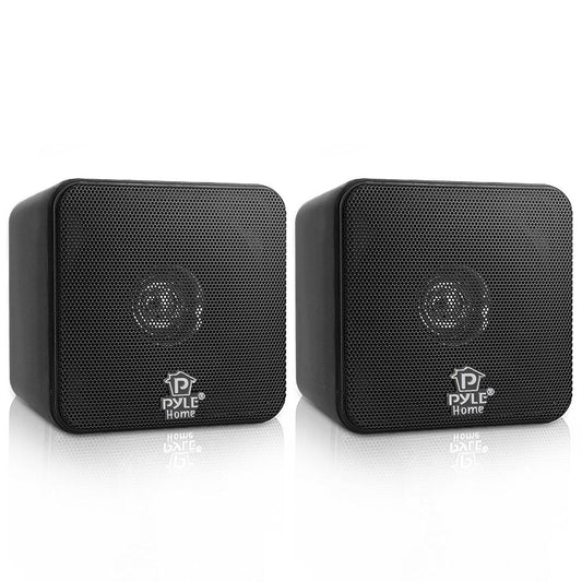 4'' Mini Cube Bookshelf Speakers