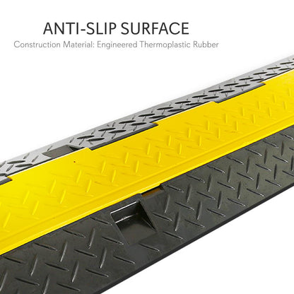 Cable Cover Ramp Safety Track, 2-Ch.