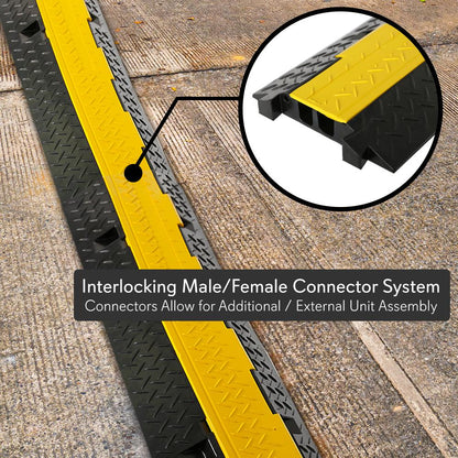 Cable Cover Ramp Safety Track, 2-Ch.