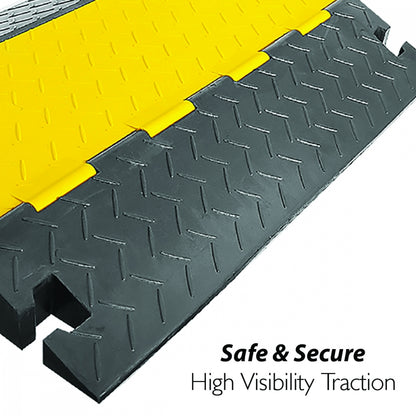 Cable Cover Ramp Safety Track, 4-Ch.