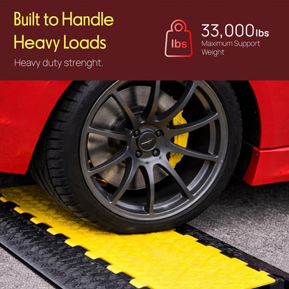 Cable Cover Ramp Safety Track, 5-Ch.