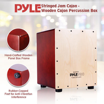 Wooden Cajon Percussion Box Brown