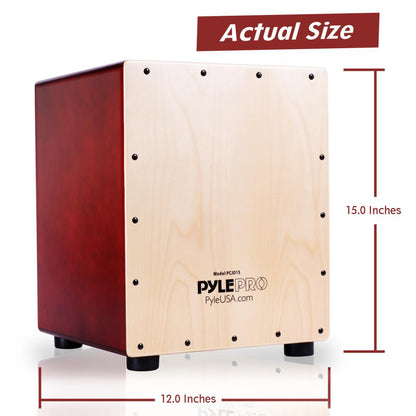 Wooden Cajon Percussion Box Brown