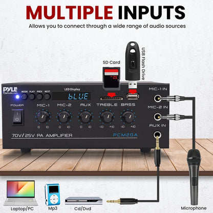 25V/70V PA Amplifier