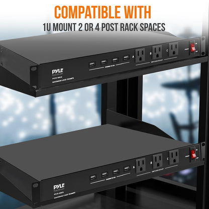 Multi-Outlet Surge Protect Power Supply 4 USB Charge Ports