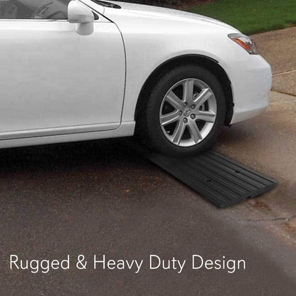 Driveway Threshold Car Curb Ramps, 3-Pcs