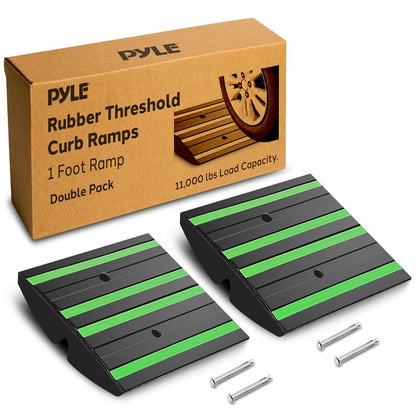 Curved Curb Ramps 2-pc 1 Foot Green