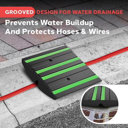 Curved Curb Ramps 1-pc 1 Foot Green