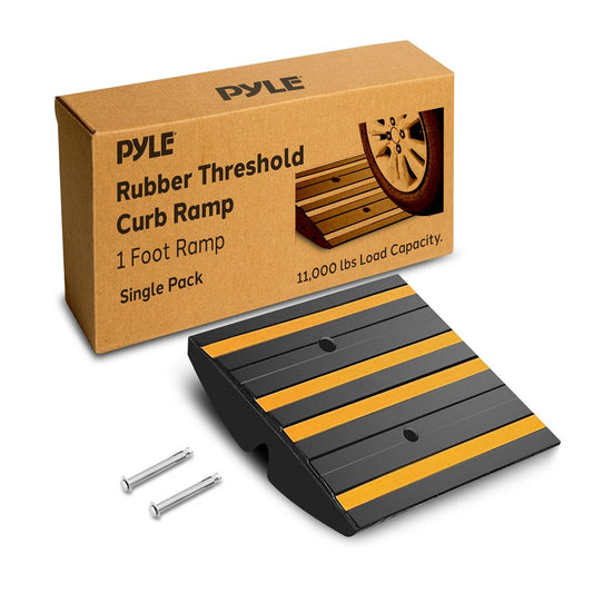 Curved Curb Ramps 1-pc 1 Foot Yellow