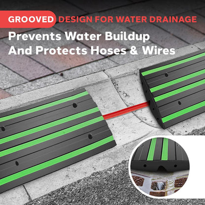 Curved Curb Ramps 2-pc 2 Foot Green