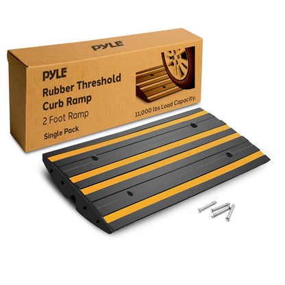Curved Curb Ramps 1-pc 2 Foot Yellow
