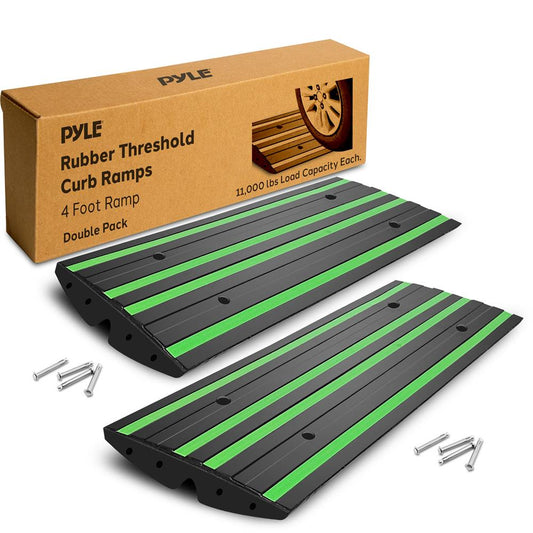 Curved Curb Ramps 2-pc 4 Foot Green