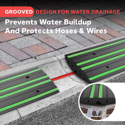 Curved Curb Ramps 2-pc 4 Foot Green