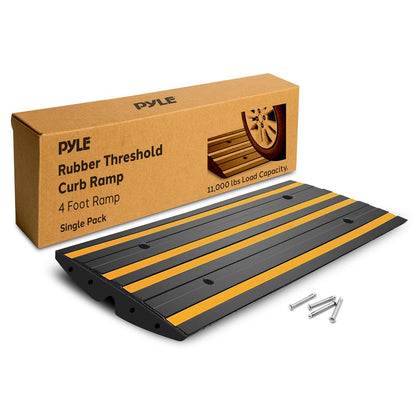 Curved Curb Ramps 1-pc 4 Foot Yelllow