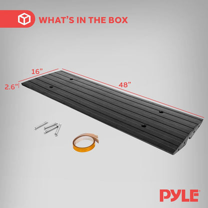 Curved Curb Ramps 1-pc 4 Foot Yelllow