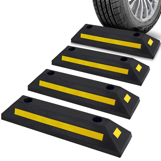 Vehicle Wheel Stop 4-Pack