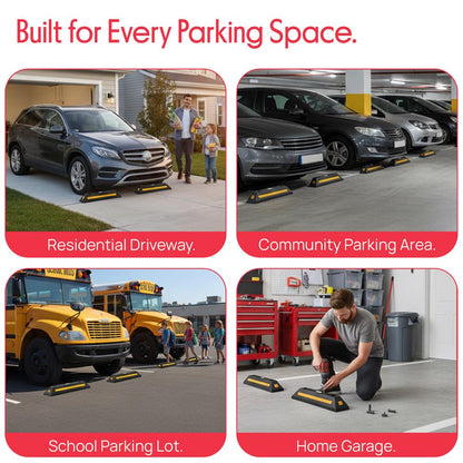 Heavy-Duty Parking Curb Tire Stop