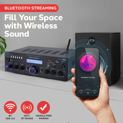 Home Stereo Amplifier Receiver