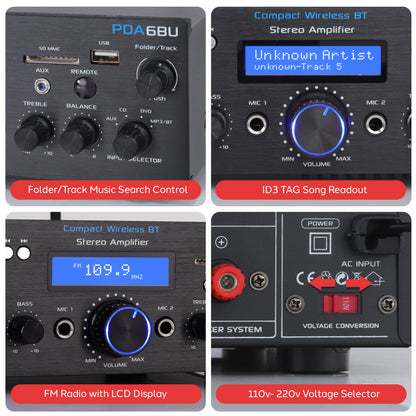 Home Stereo Amplifier Receiver