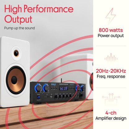 Wireless BT Streaming Stereo Amplifier R