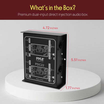 Premium Dual Direct Injection Audio Box