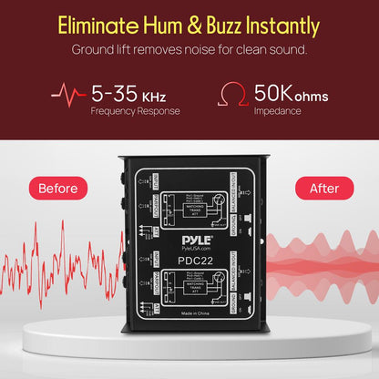 Premium Dual Direct Injection Audio Box