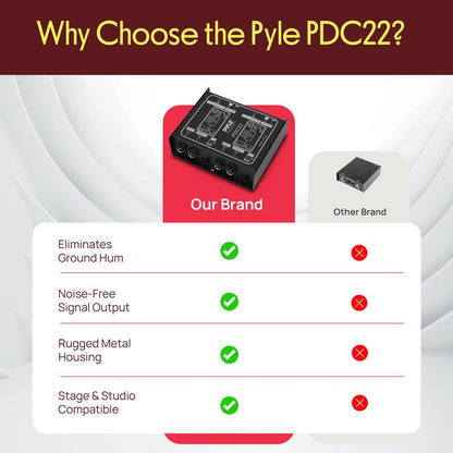 Premium Dual Direct Injection Audio Box