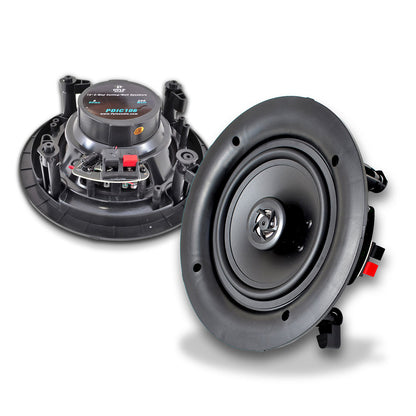 10.0'' Home In-Wall / Ceiling Speakers Flush Mount, 300W