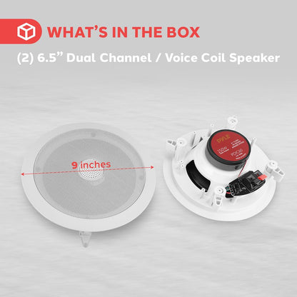 6.5'' Home In-Wall / Ceiling Speakers 250W