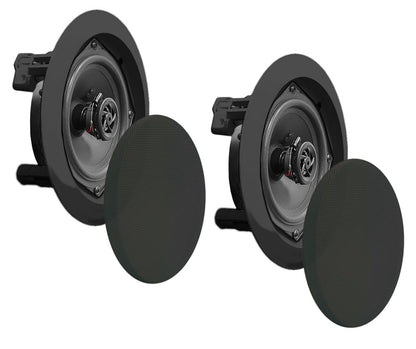 6.5'' Home In-Wall / Ceiling Speakers Black
