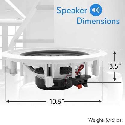 8.0'' Home In-Wall / Ceiling Speakers
