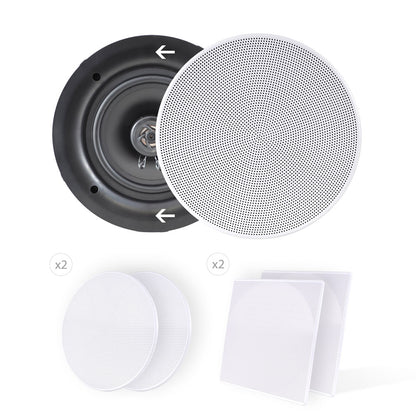 8.0'' Home In-Wall / Ceiling Speakers pair