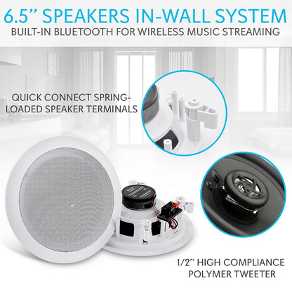 6.5'' Bluetooth Home Ceiling Speakers