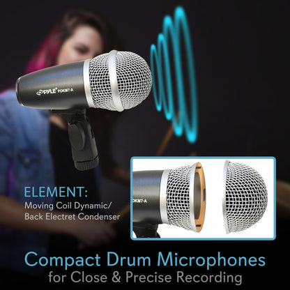 Wired Drum Microphone Kit