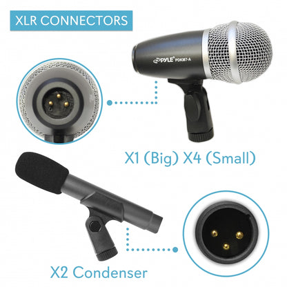 Wired Drum Microphone Kit