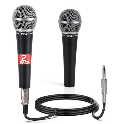 Set of 2 Dynamic Handheld Pro Microphone
